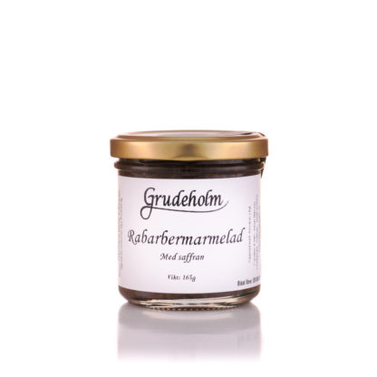 Grudeholm Rabarbermarmelad med saffran